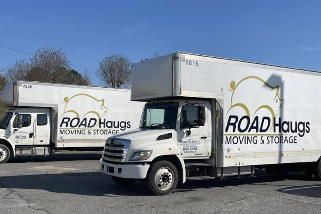 Two Road Haugs moving trucks